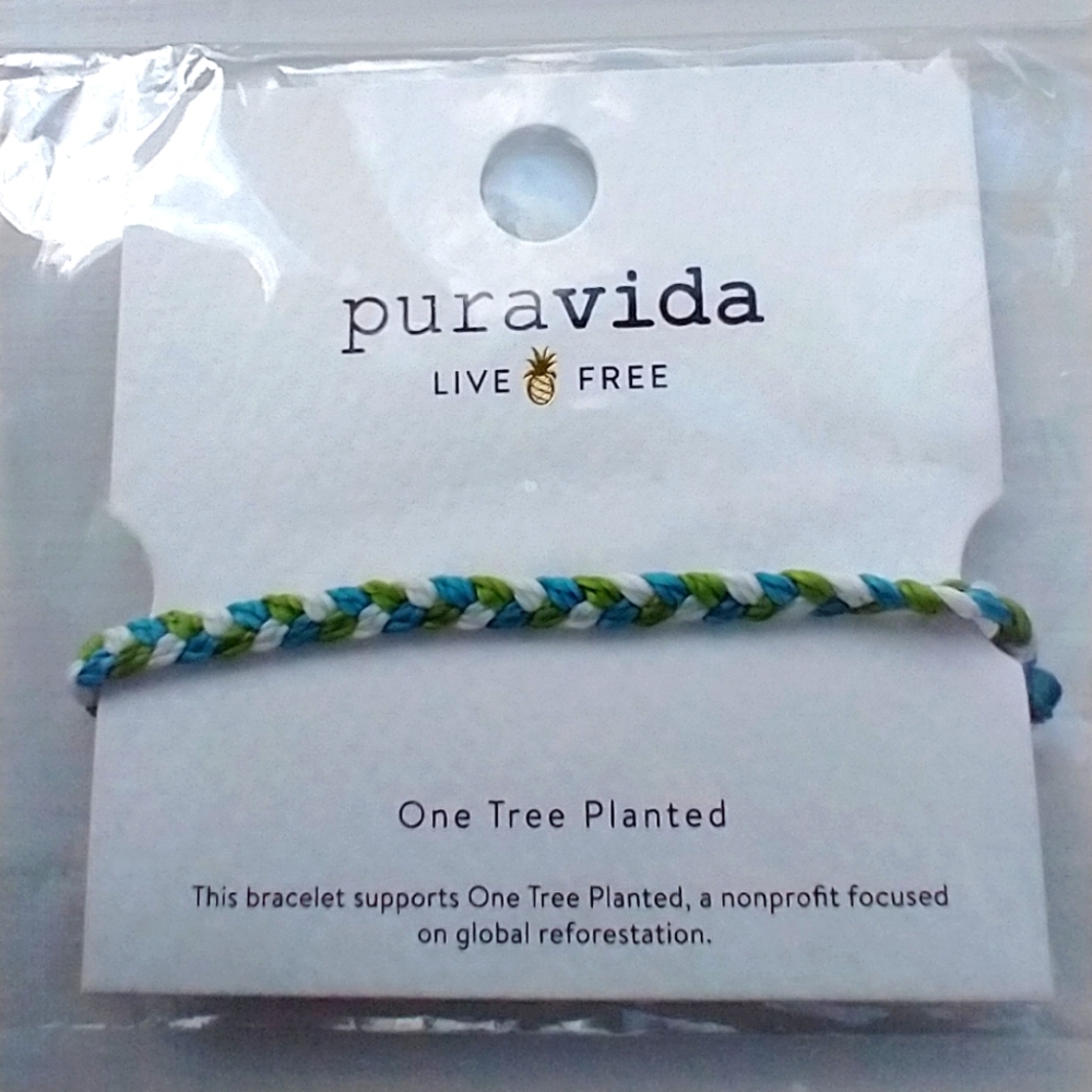 Pura Vida bitty braid one tree planted NWT